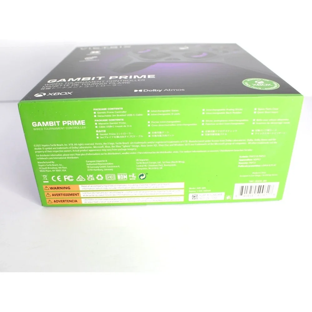 Victrix Gambit Prime Wired DOLBY ATMOS Tournament Controller -Xbox BRAND NEW